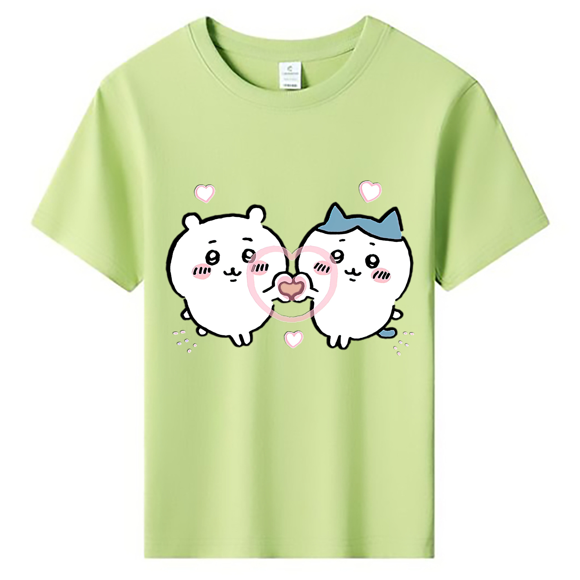 （画像用） ちいかわ ちいかわ Chii-kawa chiikawa 綿100％キッズTシャツ（フロントプリント）